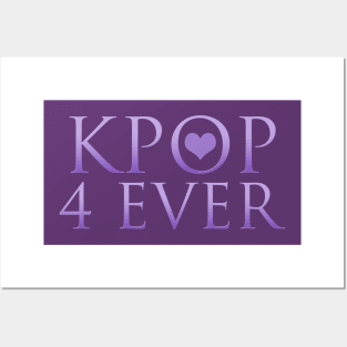 KPOP (Purple Heart) Forever Posters and Art